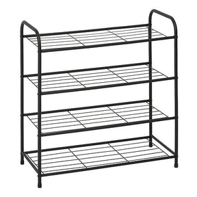 Стойка за обувки 5five Metty, 12 чифта, Метал, Черна, 74 cm