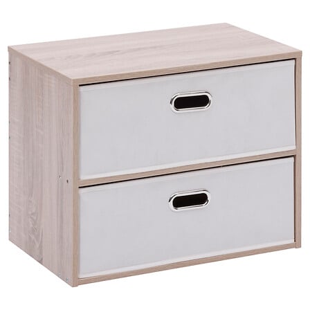Скрин с 2 чекмеджета 5five, МДФ, 50 cm, Бежов