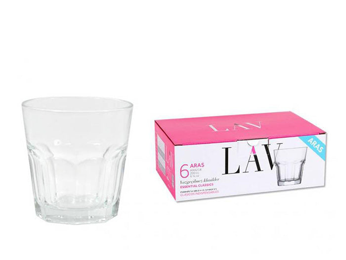 Set de pahare whisky LAV Aras, 200 ml, 6 buc.