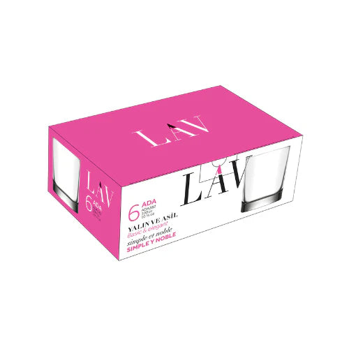 Set de pahare whisky LAV Ada, 305 ml, 6 buc.