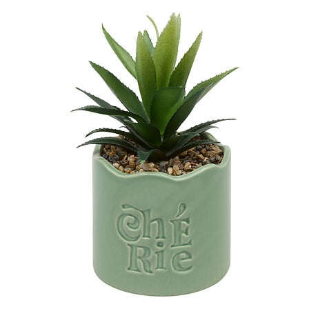 Plantă artificială Atmosphere Chéri, 17 cm, diverse specii