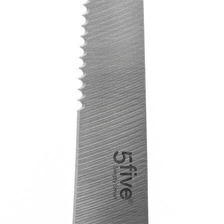 Нож за стек 5five Silver Precision, Неръждаема стомана, Сребрист
