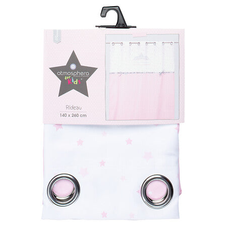 Perdea pentru copii Atmosphera Princess 140x260 cm, Roz