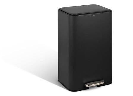 Кош за боклук 5five Delta, Метал, 50L, Черен