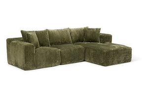 Компресиран ъглов диван atmosphera Solka, 254 cm,Кордурой
