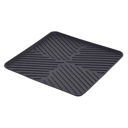 Постелка за сушене на съдове 5five Neo, TPE, 30x30 cm, Сива