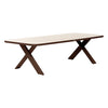 Маса Hesperide Volupty, Алуминий и синтерован камък, Бурканов фон — изображение 1