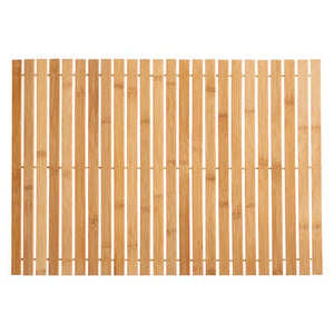 Бамбукова решетка за баня 5five, Ролираща се, 40 x 60 cm