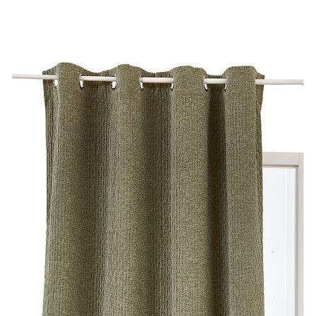 Chenille curtain Fran 140 x 260 cm khaki green