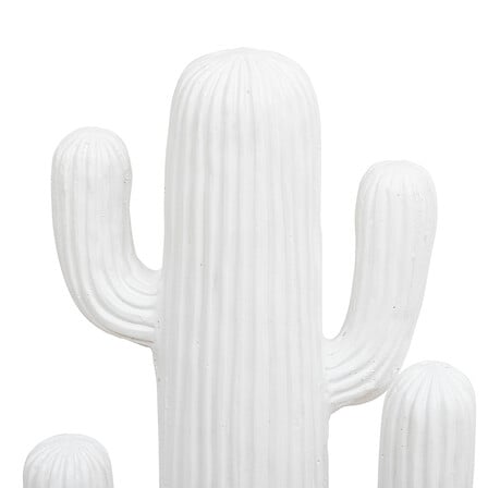 Декоративен кактус atmosphera Rodrigo за екстериор, Бял, 58 cm
