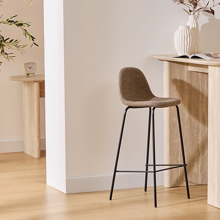 Scaun de bar Atmosphere Vladi, material textil