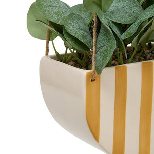Plantă artificială Atmosphera Chéri suspendată, 27 cm, diverse specii