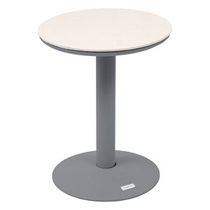 Bistro table 2 seats Soletia graphite