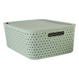 Кош за съхранение 5five Tressy, Полипропилен, 15L, Маслинено зелено
