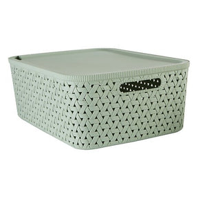 Кош за съхранение 5five Tressy, Полипропилен, 15L, Маслинено зелено