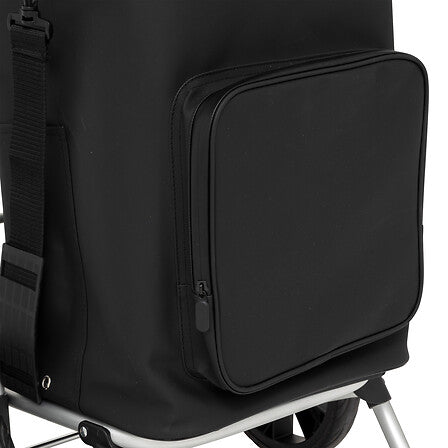 Пазарска количка 5five, Алуминий, 40L, Черна