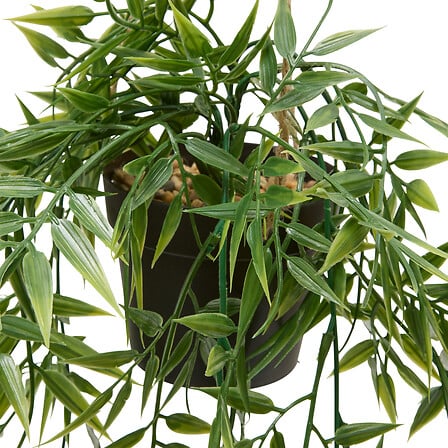 Plantă artificială Atmosphera Liora, bambus suspendat, 67 cm