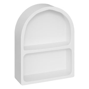 Raft de perete Atmosphera Soleya, MDF, Alb, 45x35 cm