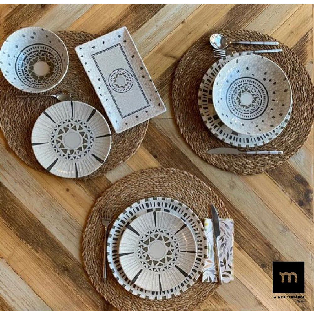 Farfurie LA MEDITERRANEA Baroc, 25cm, portelan