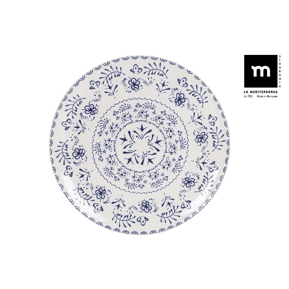 Platou rotund LA MEDITERRANEA Blur, 32,5 cm, porțelan