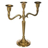 Sfeșnic cu 3 brațe, atmosferă, metal, 27 cm