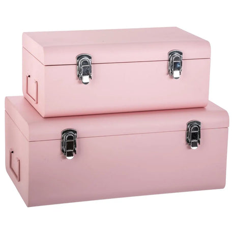 Set de cutii de depozitare pentru copii Atmosphera, Metal, 2 buc.