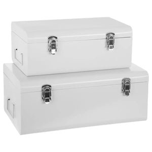 Set de cutii de depozitare pentru copii Atmosphera, Metal, 2 buc.