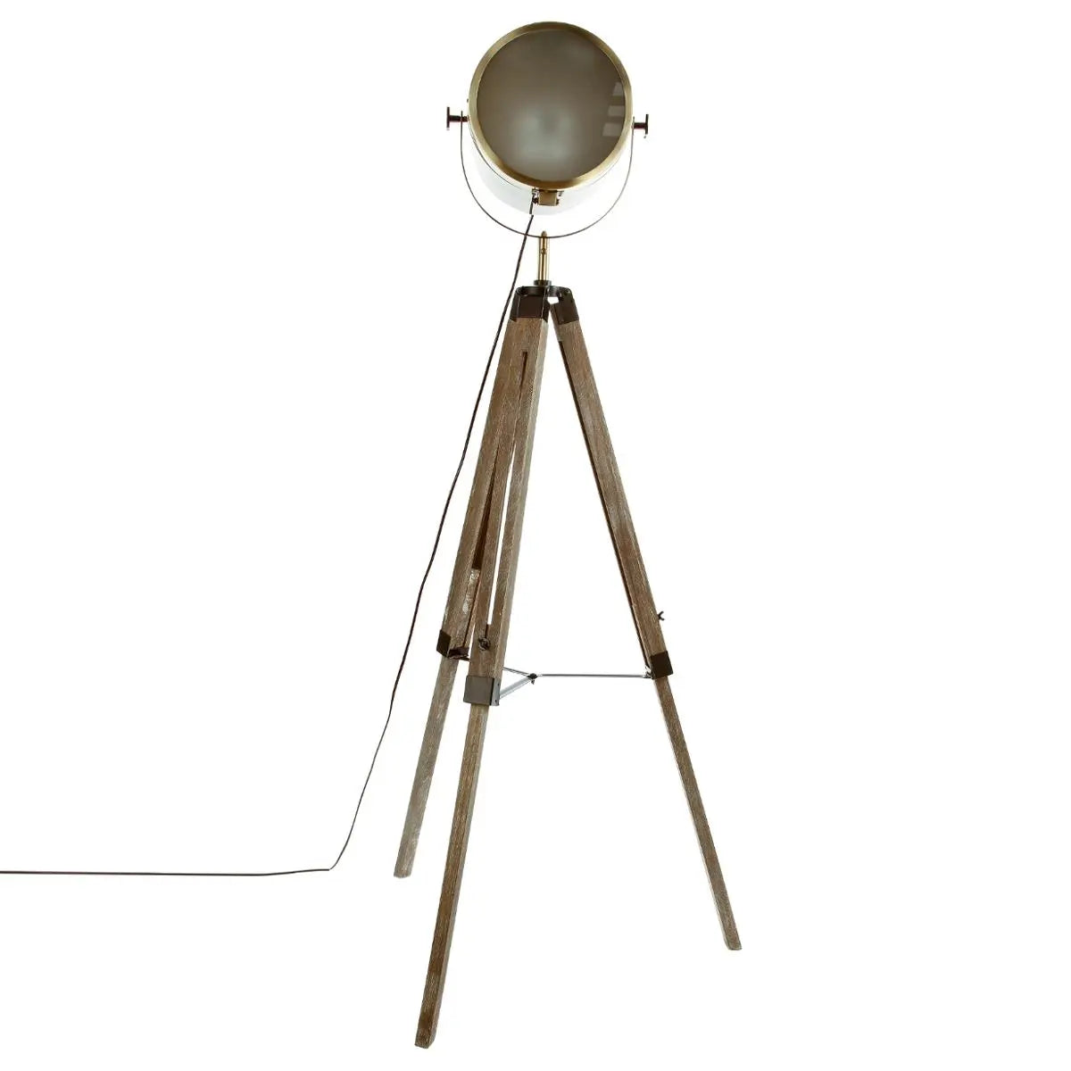 Лампион atmosphera Ebor, Метал и Дърво, Бронзов, 152 cm