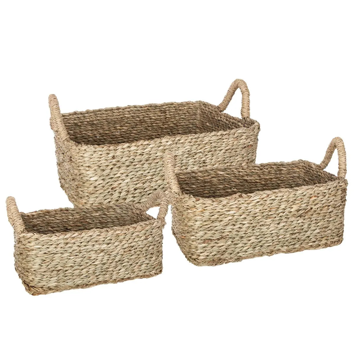 Set de coșuri pliabile dreptunghiulare Atmosphera Kilian, lățime 29/37/43 cm, 3 buc.