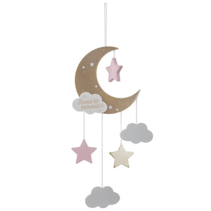 Decorațiune de perete Atmosphera Moon, 45x16 cm