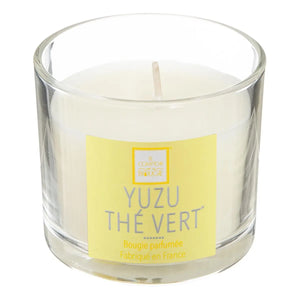 Lumânare parfumată Atmosphera Elea, Ceai verde Yuzu, Sticlă, 100 g