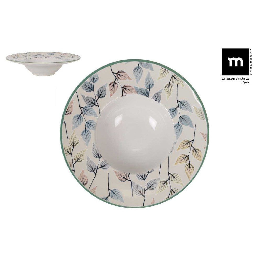 Farfurie adanca LA MEDITERRANEA Bari, 28cm, portelan