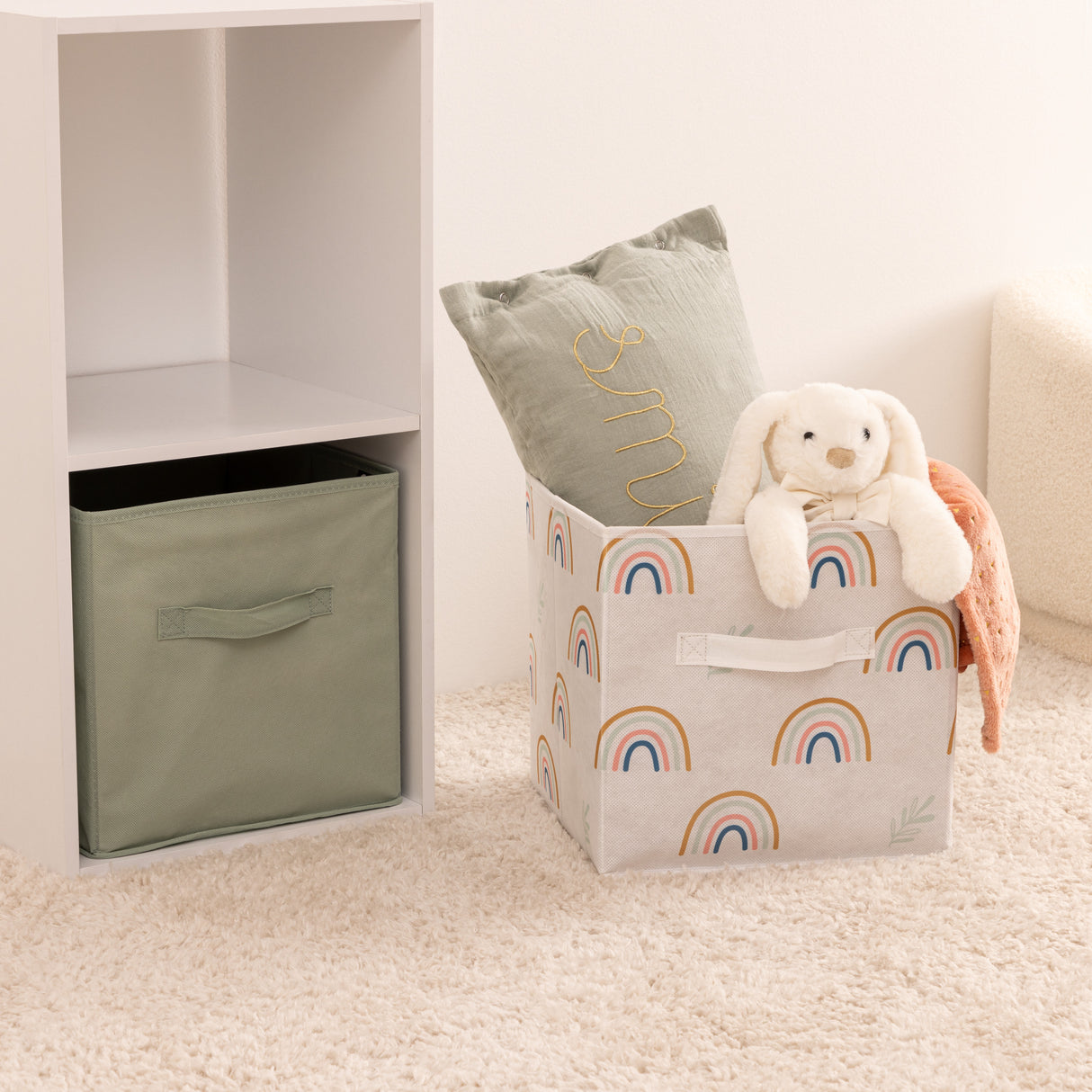 Set cutii de depozitare Atmosphera Rainbow, 2 buc.