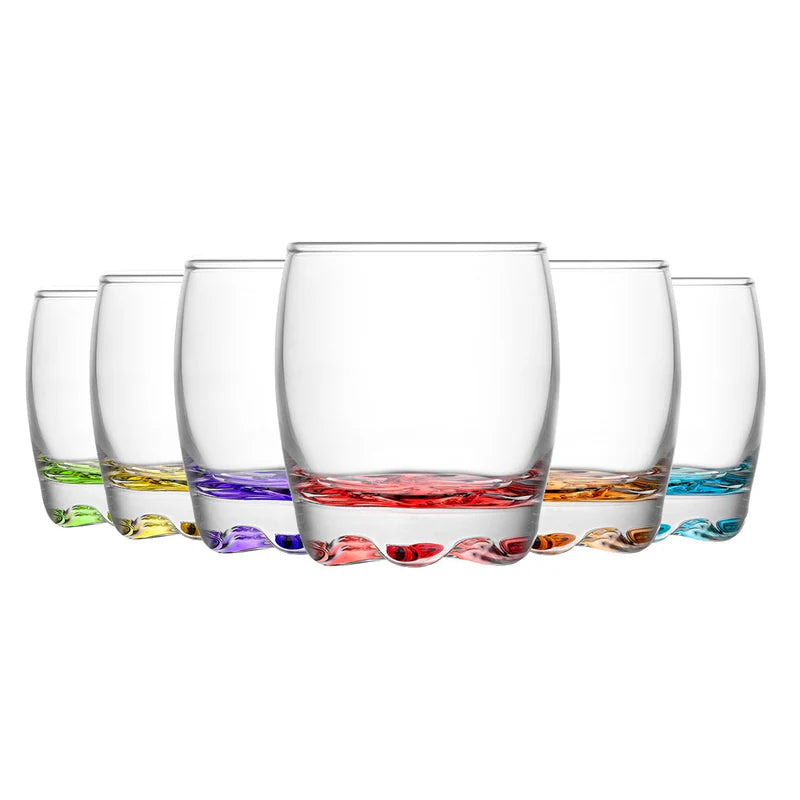 Set pahare lichior LAV Adora, 80 ml, 6 buc, diverse culori