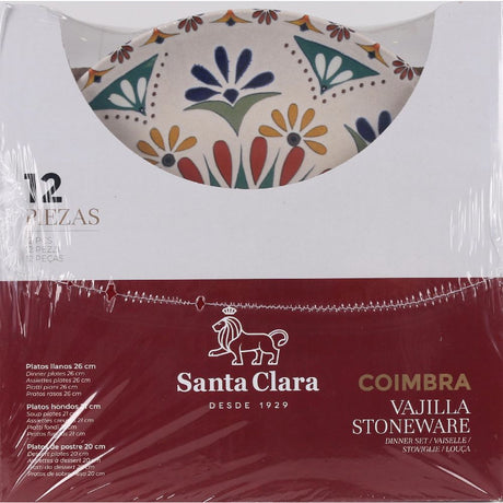 Set de masă Santa Clara Coimbra, 12 piese, ceramică