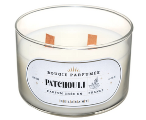 Lumânare parfumată Atmosphera Snow, Sticlă, 470 g