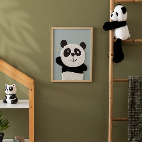 Pictură pentru copii cu panda Andy, 30x40cm, Boucle