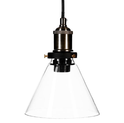 Lampă suspendată Atmosphera Alak, 18 cm, sticlă