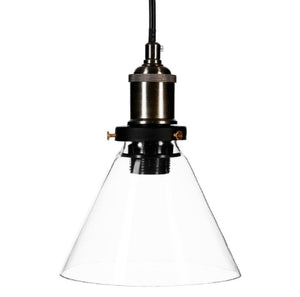 Lampă suspendată Atmosphera Alak, 18 cm, sticlă