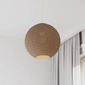 Lampă suspendată Atmosphera Jordy, 35 cm, in bej