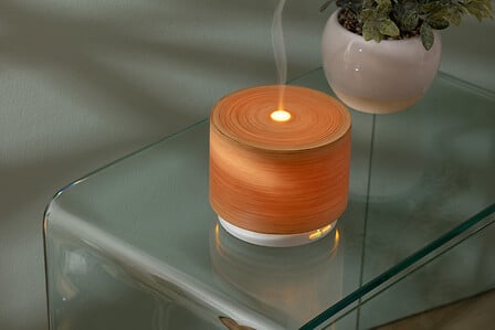 Дифузер за етерични масла atmosphera Elsy, Дървесен ефект, 100 ml