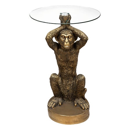Холна маса atmosphera Wild Monkey, 40 cm, Стъкло