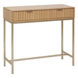 Конзолна маса FIVE Tasso, 2 чекмеджета, Бежова, 90 cm