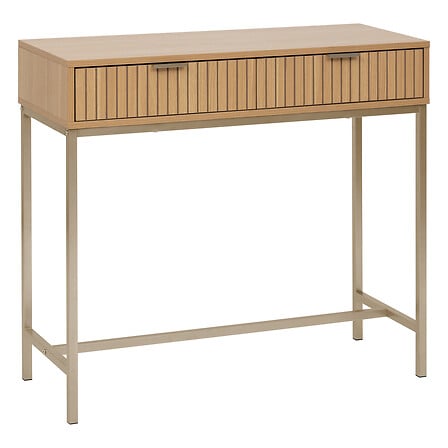 Конзолна маса FIVE Tasso, 2 чекмеджета, Бежова, 90 cm
