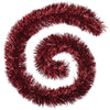 Boa garland fine strands 15 cm x 2 m 8 ply red