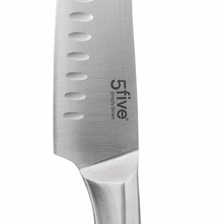 Нож Сантоку FIVE Silver Precision, Неръждаема стомана, 31.7 cm