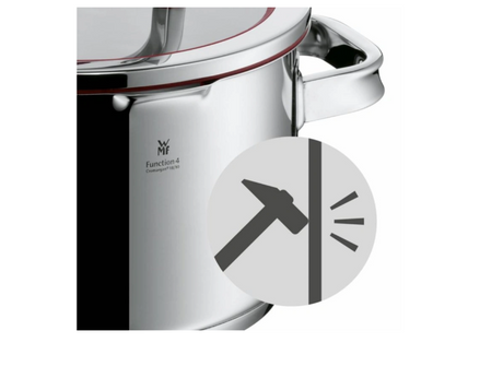 Set de cratițe WMF cu capac, inox, 9 piese