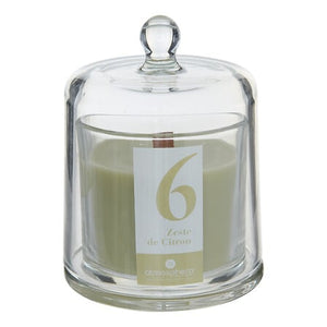 Ароматна свещ atmosphera Numia, Стъклен похлупак, Лимон, 240 g