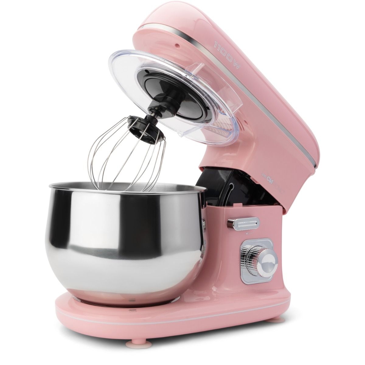 Robot de bucătărie Clatronic KM 3711, 1100 W, 5 l, 220-240 V, Roz