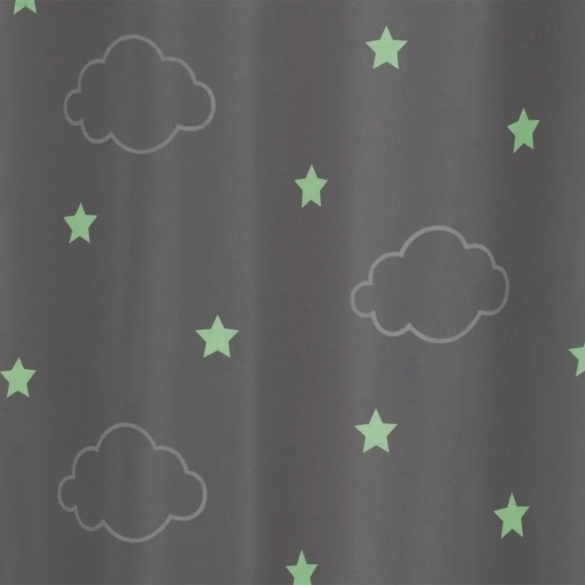 Perdea opacă luminoasă pentru copii Atmosphera Cloud Glow, 140x250, Gri